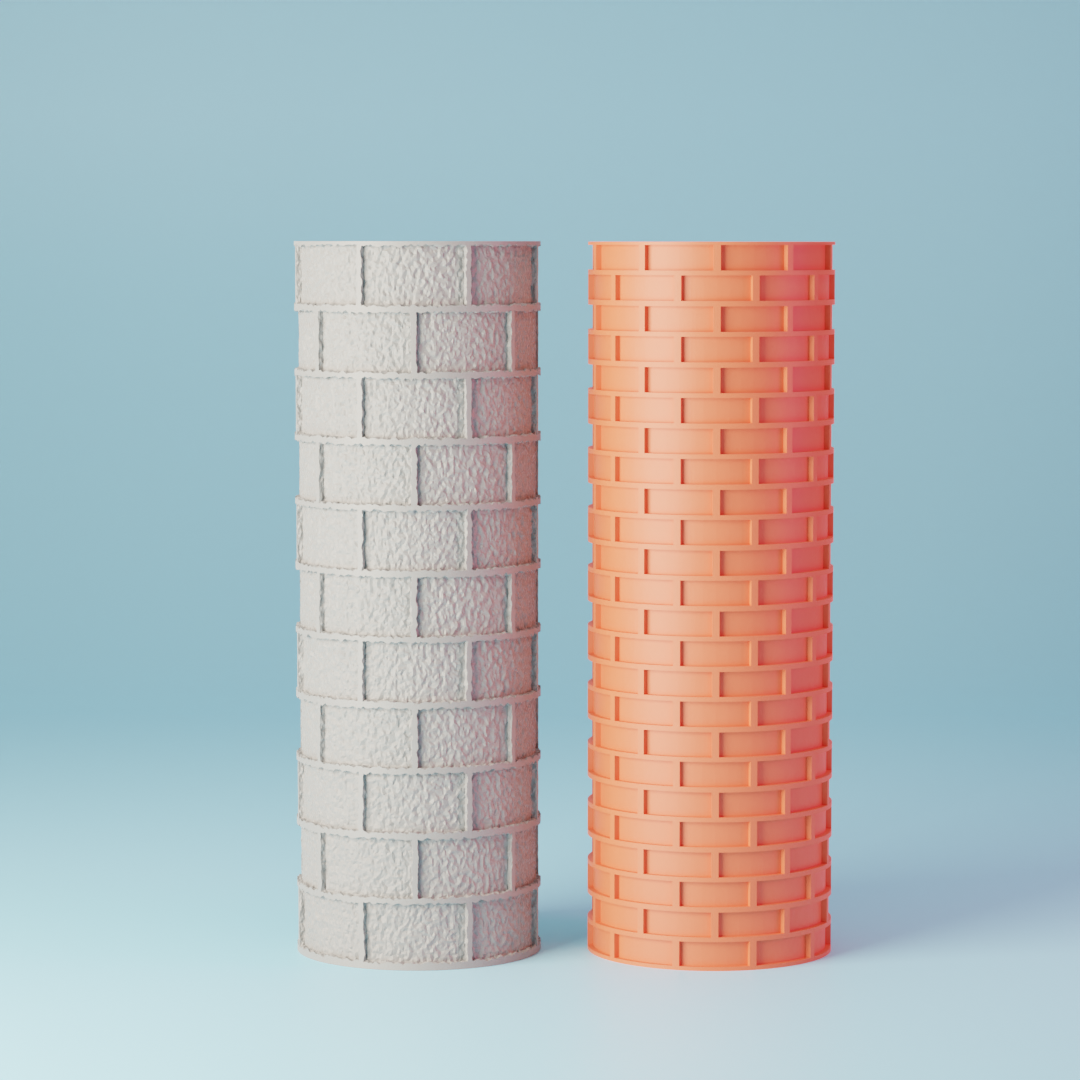 1/12 Scale Brick Roller - Digital STL FILE only