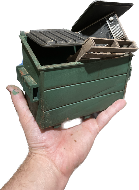 1:12 Scale Dumpster for Action Figures