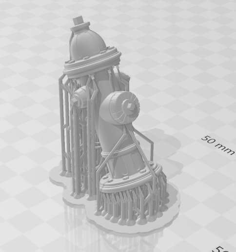 1:12 Scale Fire Hydrant - Digital Download Only