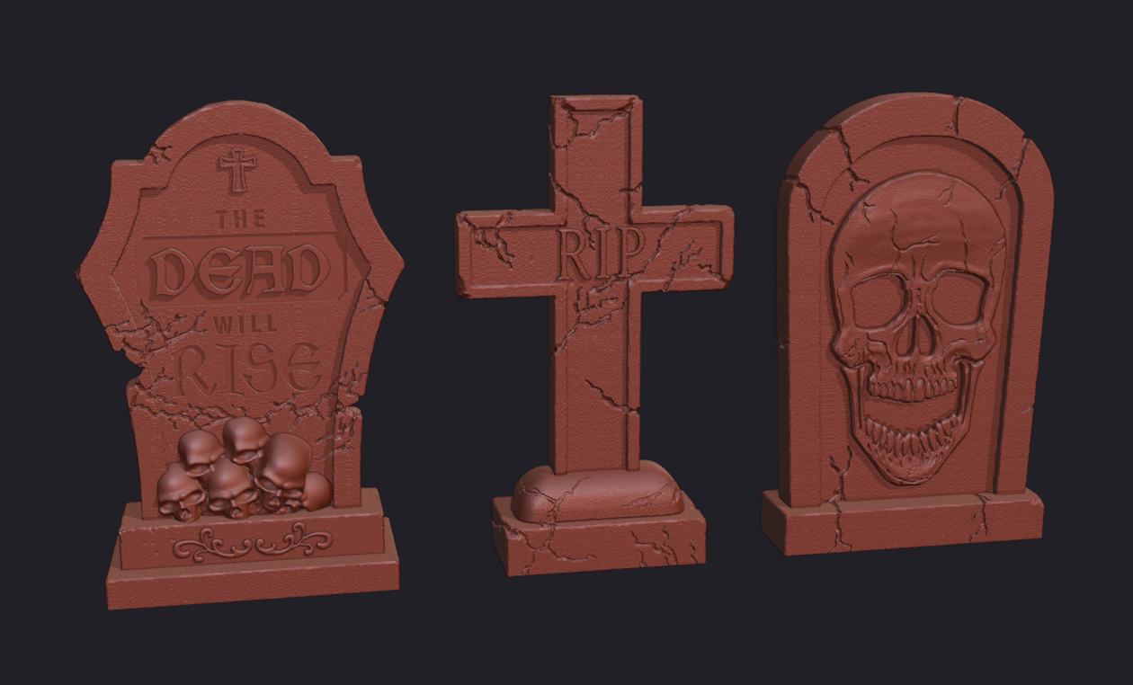 Halloween | Tombstones STL Digital